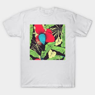 Seamless tropical pattern with banana palms T-Shirt